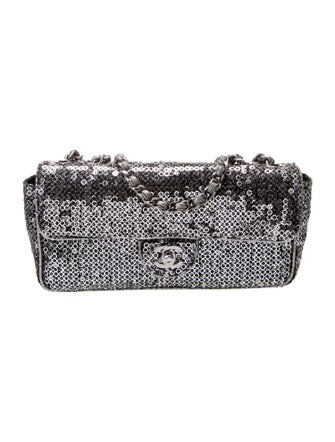 Chanel Hidden Sequins E/W Flap Bag