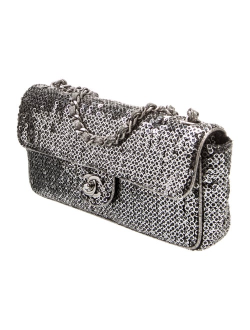 Chanel Hidden Sequins E/W Flap Bag