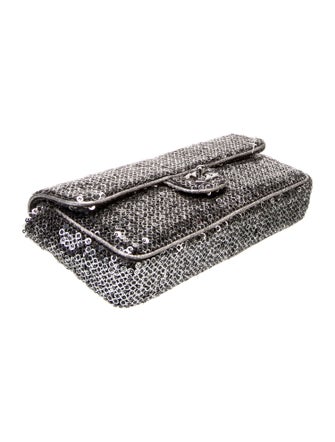 Chanel Hidden Sequins E/W Flap Bag
