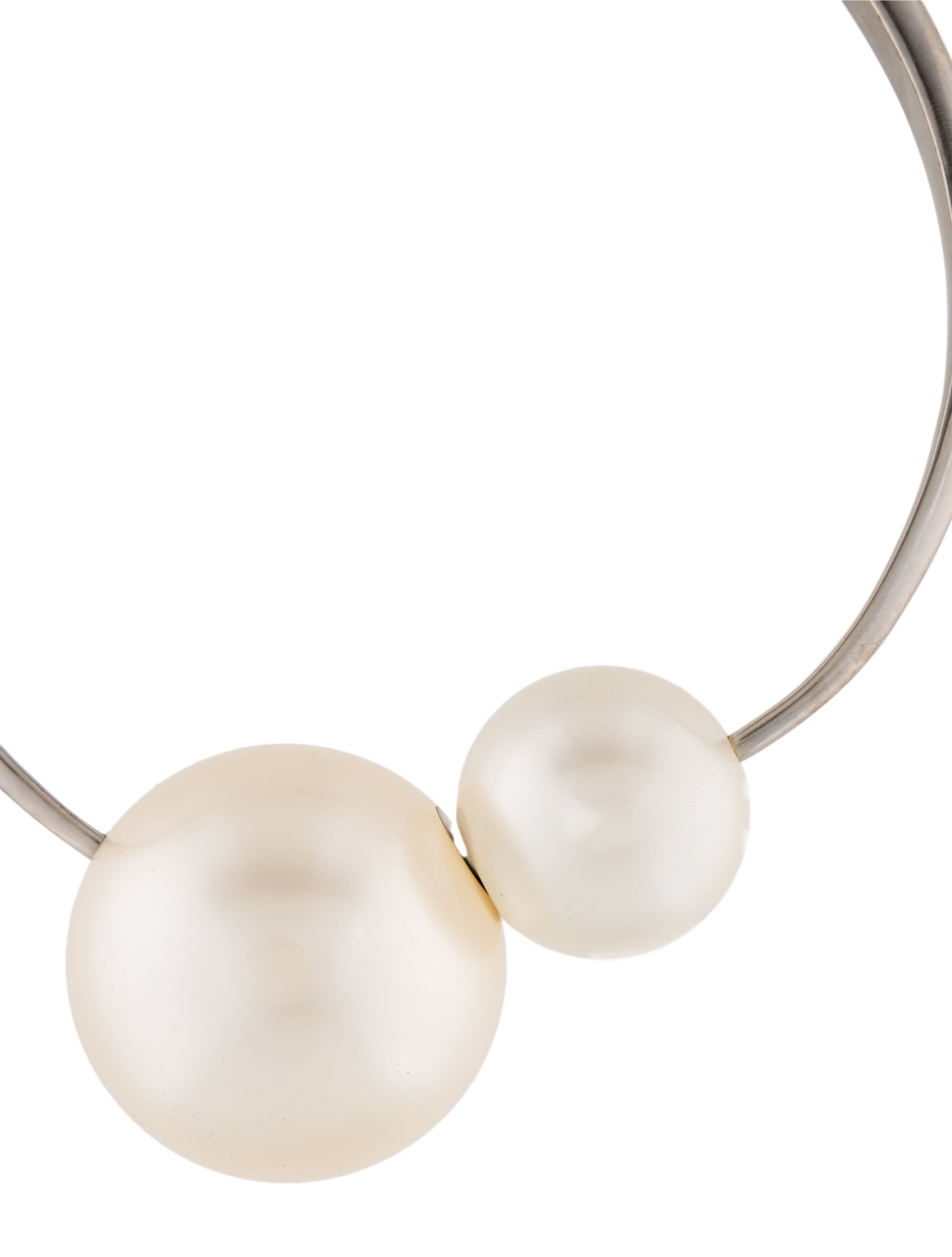 Chanel Faux Pearl Hinged Choker