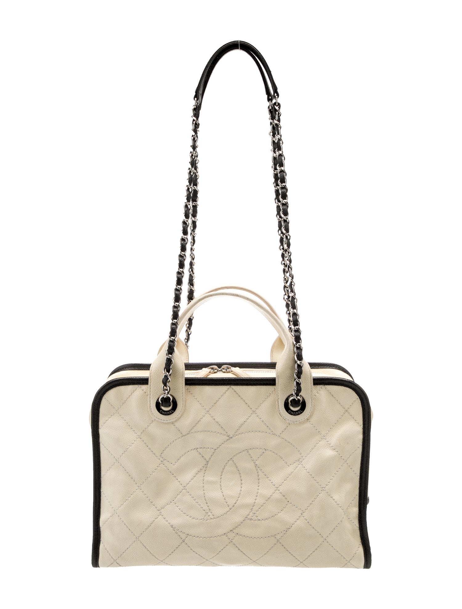 Chanel Large Deauville Bowling Bag
