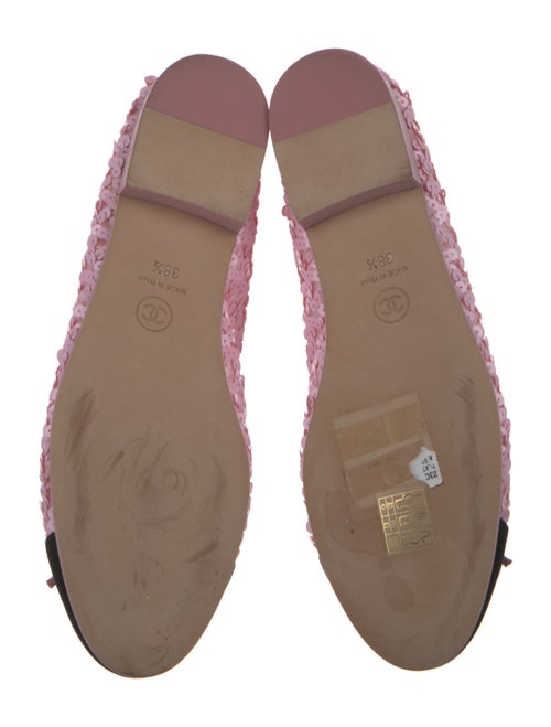 Chanel 2023 Interlocking CC Logo Ballet Flats