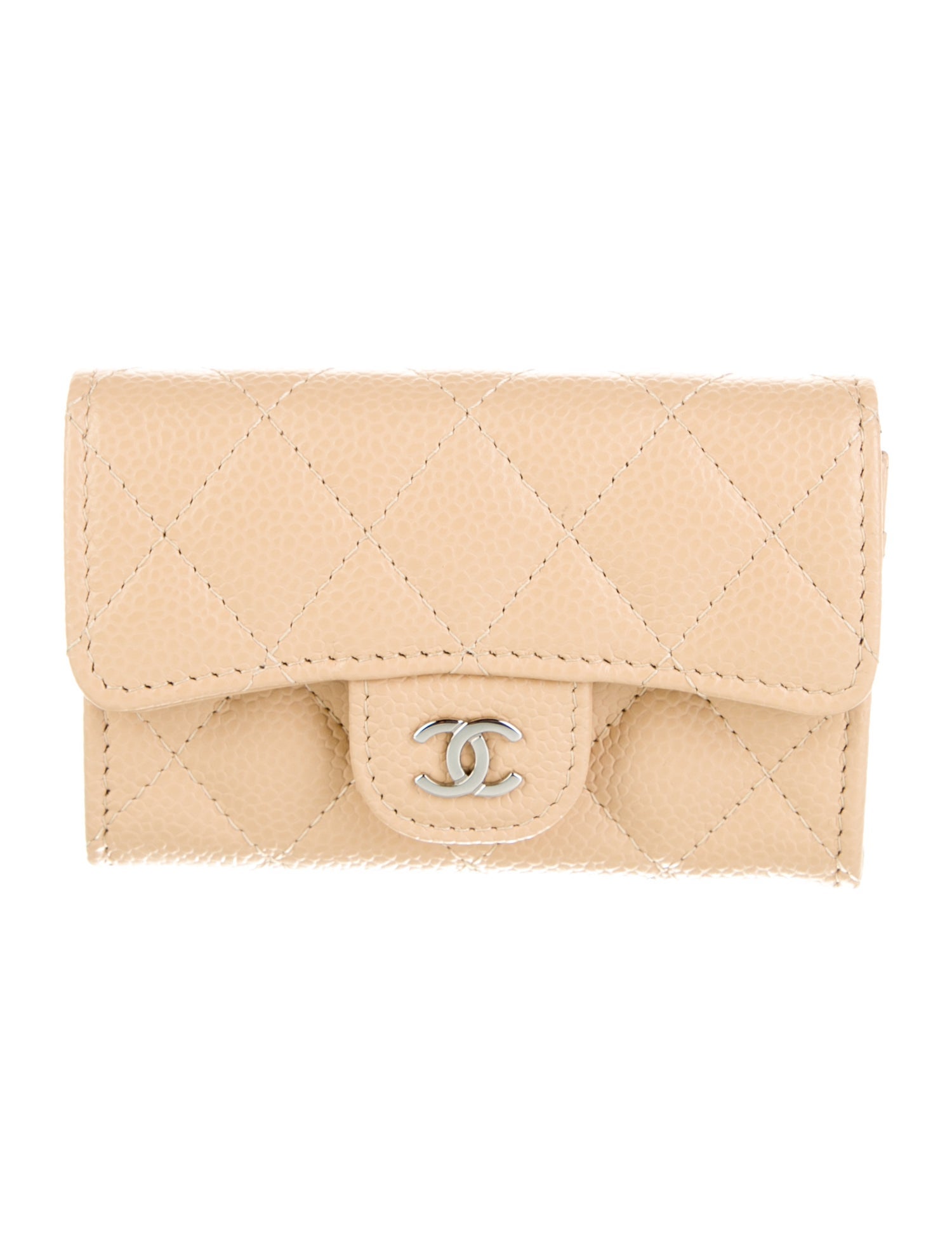 Chanel Interlocking CC Logo Trifold Wallet