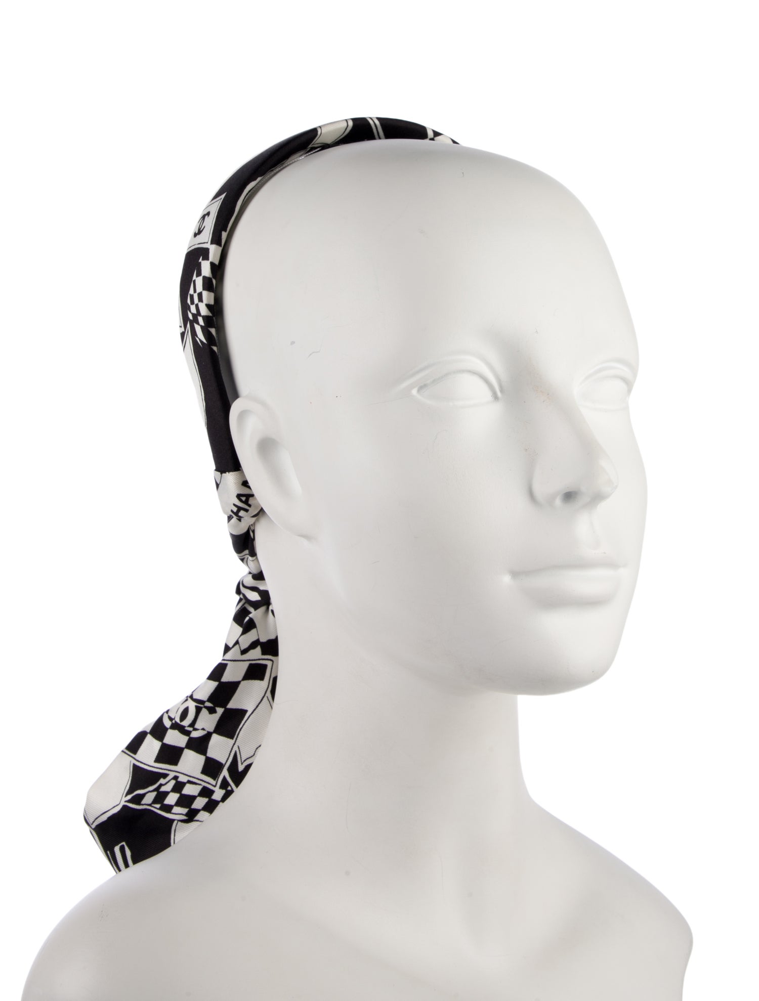 Chanel Silk Tie Headband