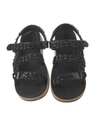 Chanel 2022 Interlocking CC Logo Slides