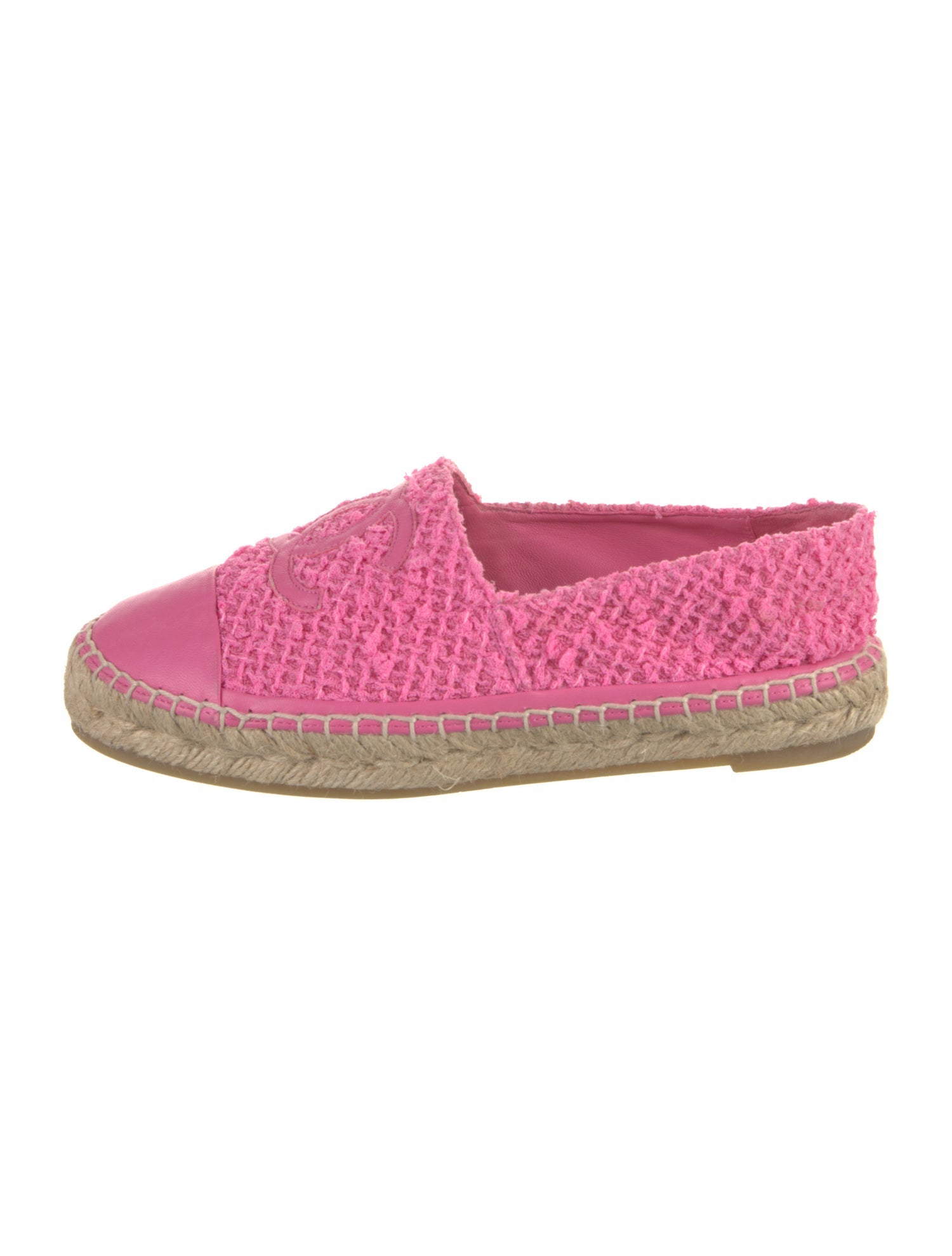 Chanel 2024 Interlocking CC Logo Espadrille Sneakers