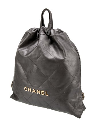 Chanel Quilted 22 Backpack