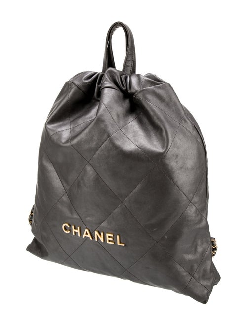 Chanel Quilted 22 Backpack