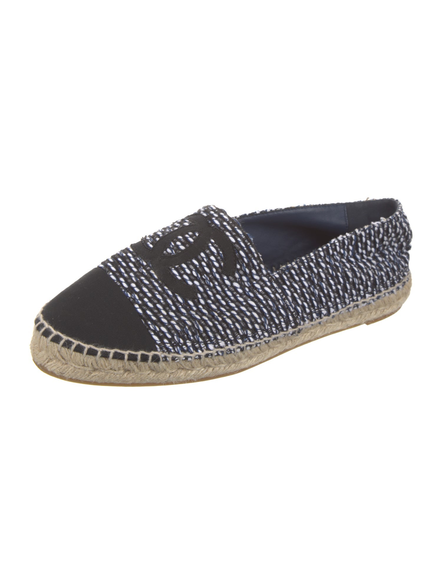 Chanel 2019 Interlocking CC Logo Espadrilles