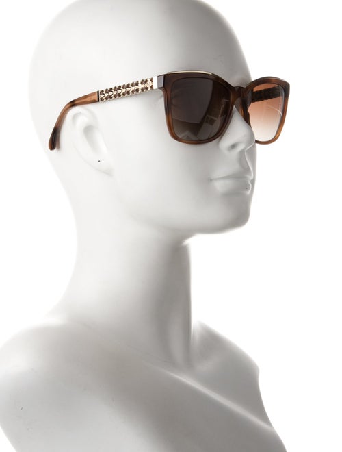 Chanel Cc Chain Link Sunglasses Interlocking CC Logo Sunglasses