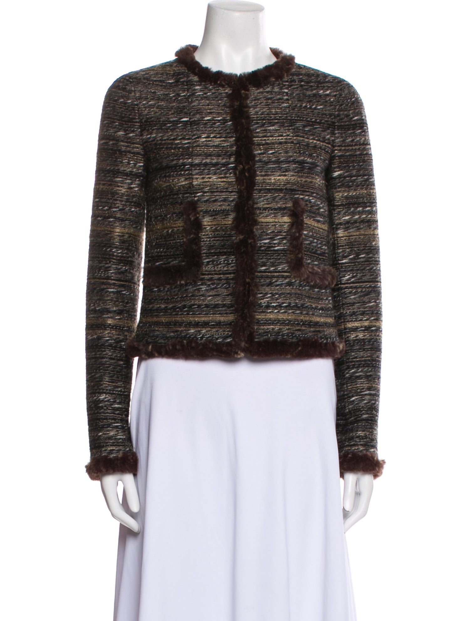 Chanel Vintage 2005 Fur Jacket