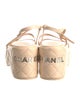 Chanel 2023 Interlocking CC Logo Sandals