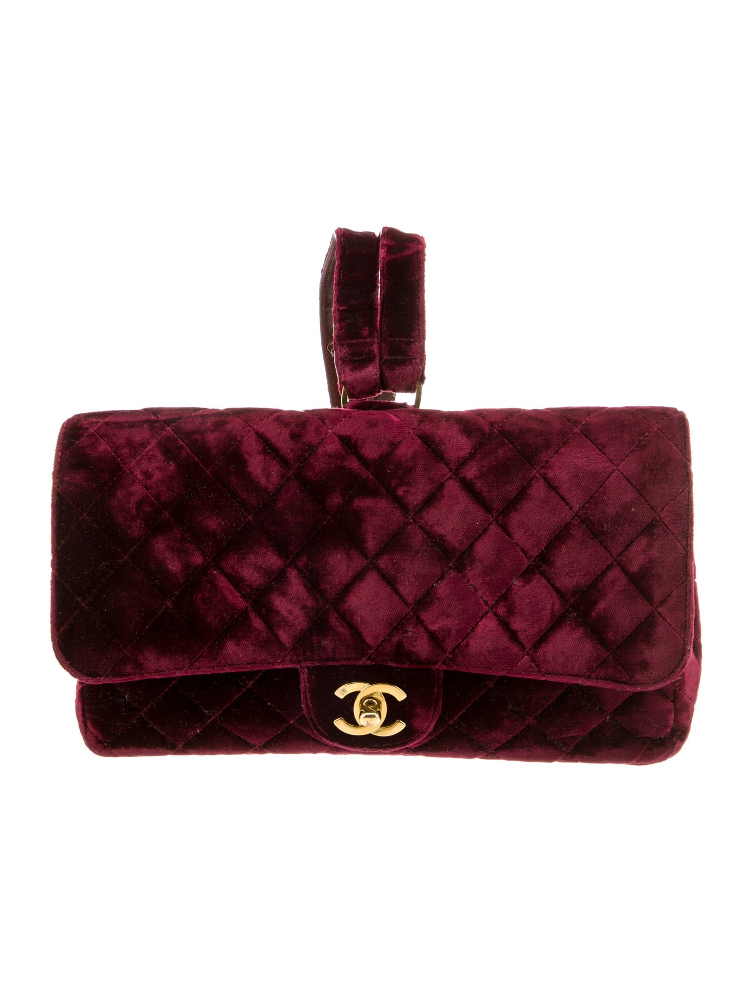 Chanel Quilted Velvet Backpack