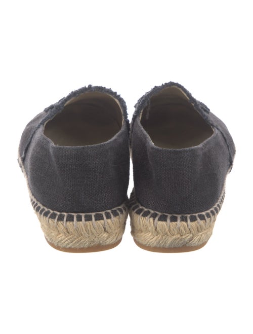 Chanel Interlocking CC Logo Canvas Espadrilles