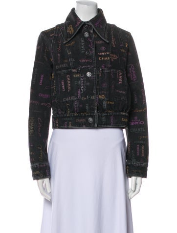 Chanel Jackets 2022 Printed Denim Jacket Us4, Fr36 | S
