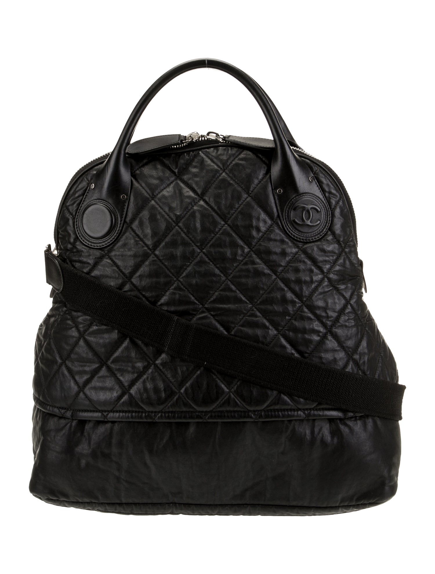 Chanel Quilted CC Travel Bag