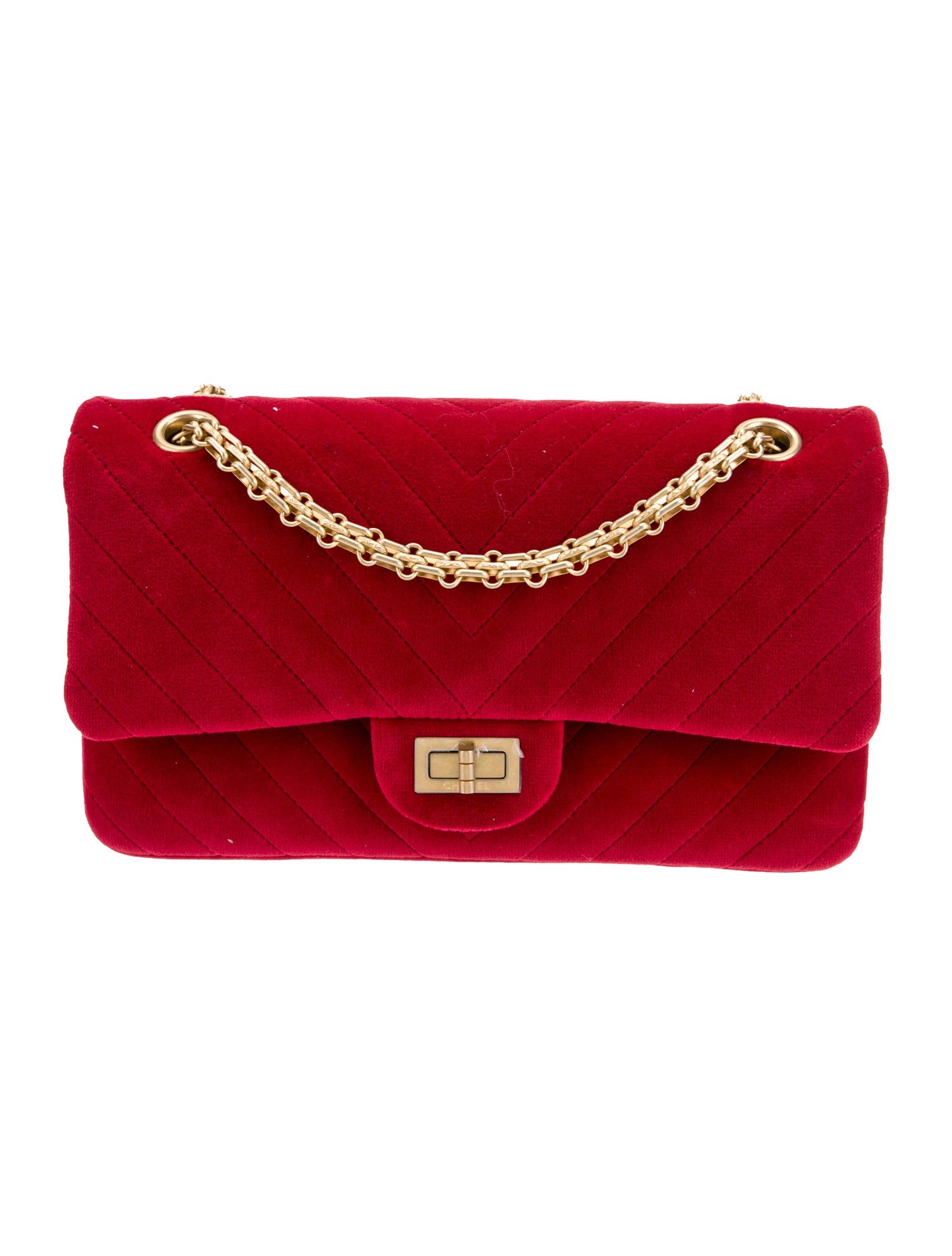 Chanel Velvet Reissue 225 Double Flap Bag