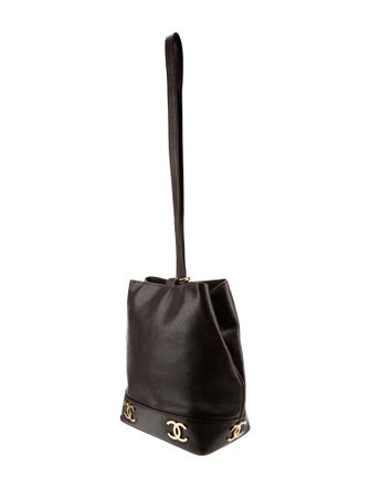 Chanel Caviar Triple CC Bucket Bag