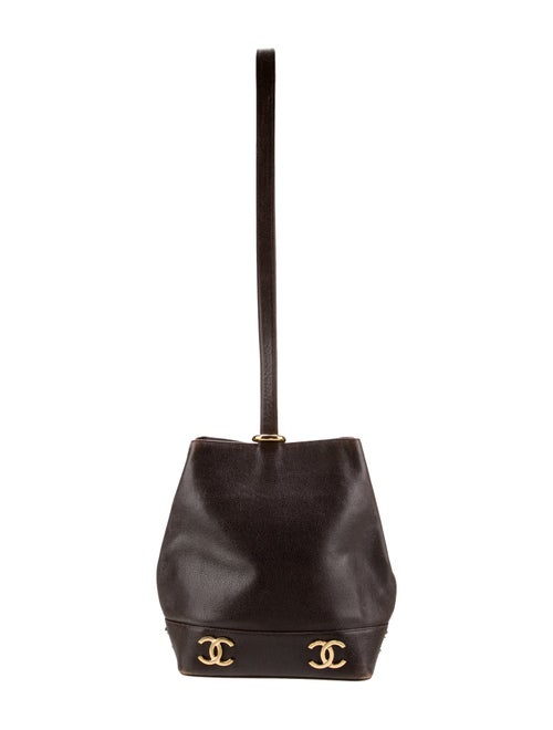 Chanel Caviar Triple CC Bucket Bag