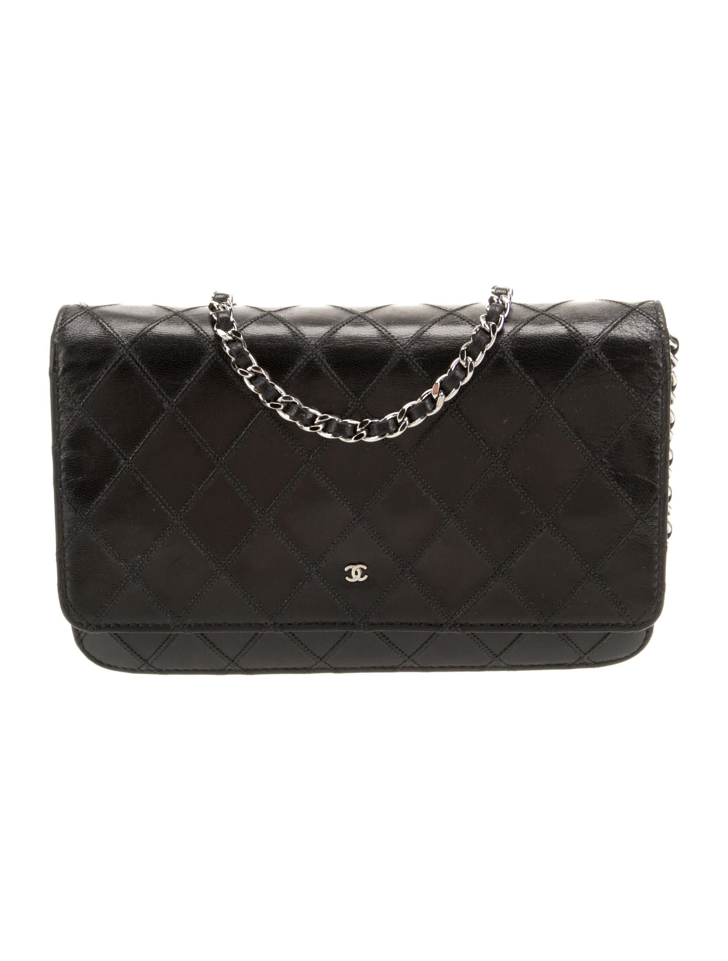 Chanel Diamond Stitch Wallet On Chain