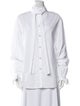 Chanel 2023 Mock Neck Button-Up Top