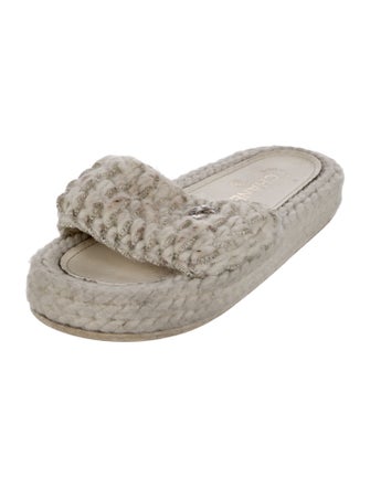 Chanel Interlocking CC Logo Espadrilles