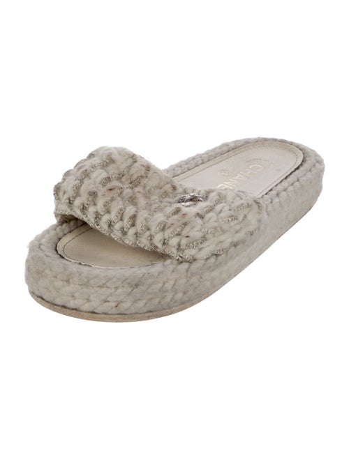 Chanel Interlocking CC Logo Espadrilles