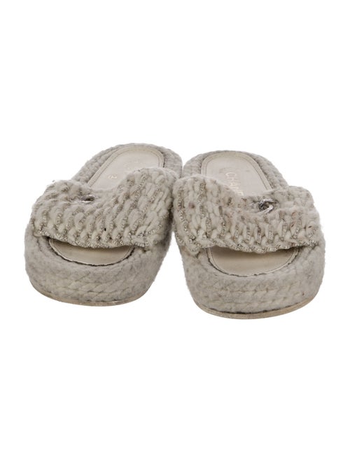 Chanel Interlocking CC Logo Espadrilles