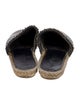 Chanel Interlocking CC Logo Leather Espadrilles