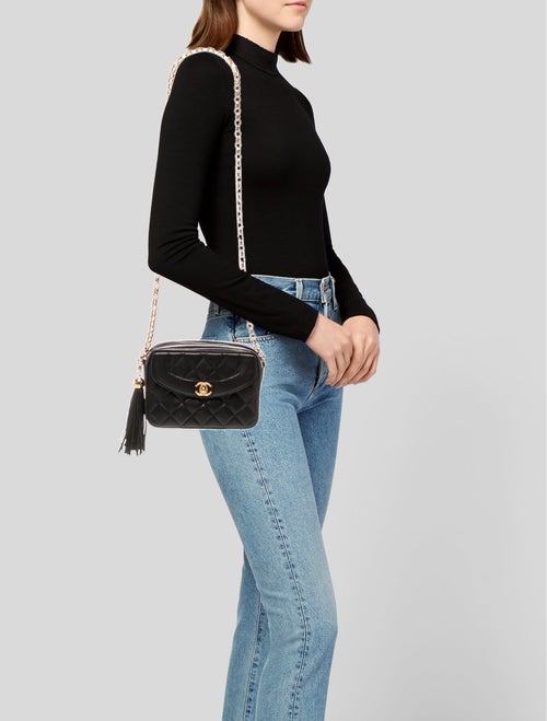 Chanel Quilted Tassel Camera Bag
