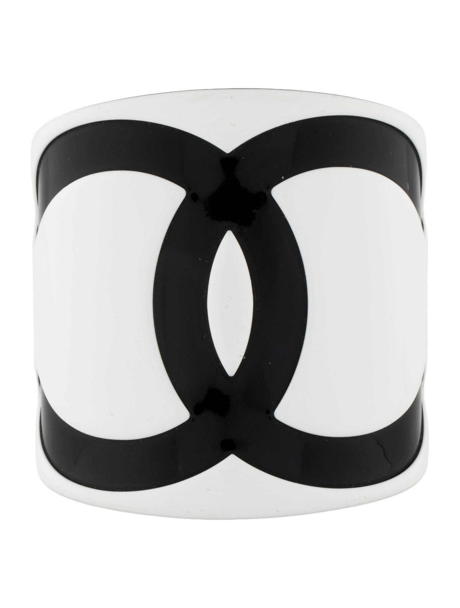 Chanel Resin CC Cuff Bracelet