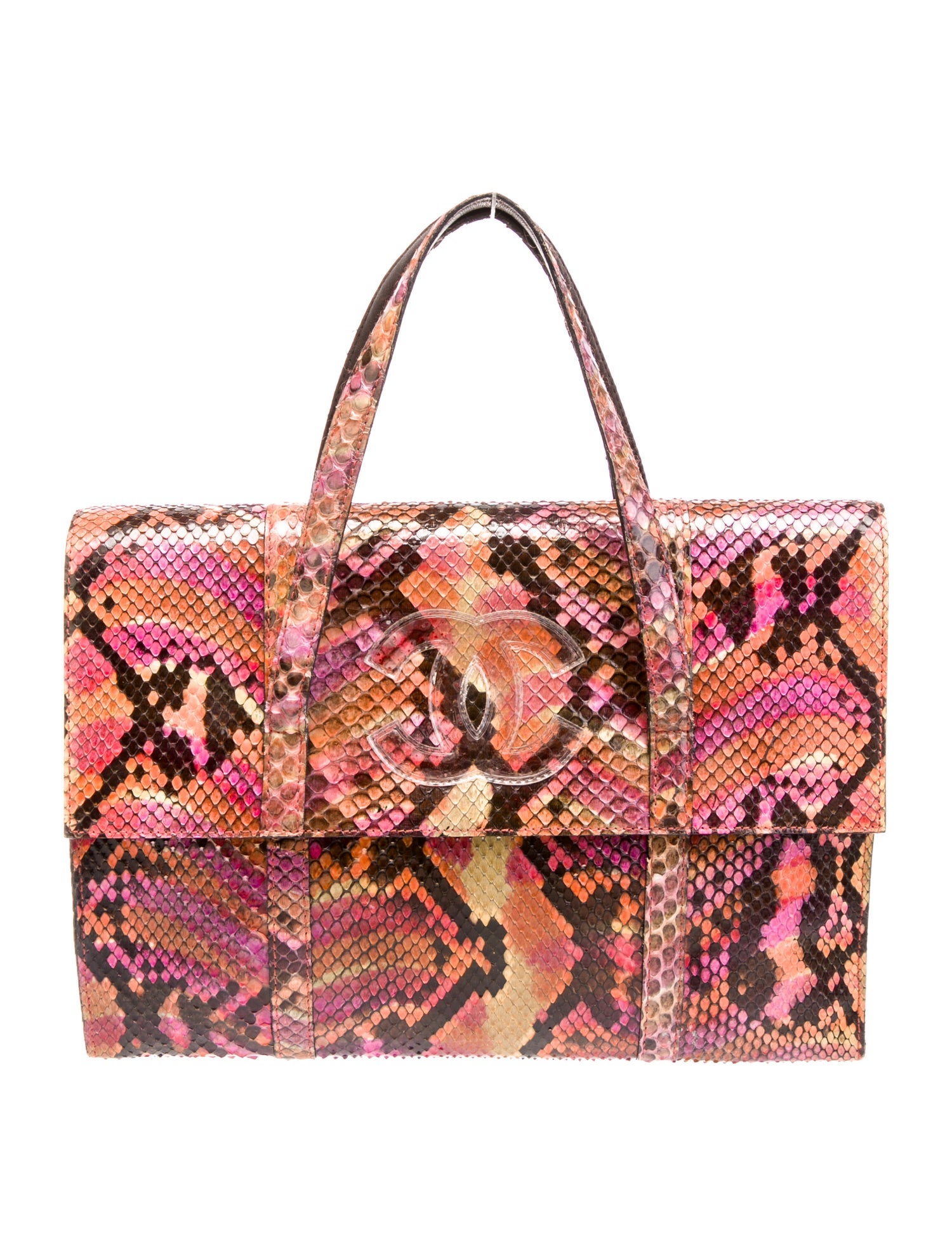 Chanel Python CC Handle Bag