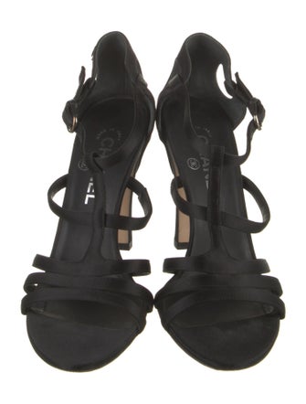 Chanel Gladiator Interlocking CC Logo Gladiator Sandals