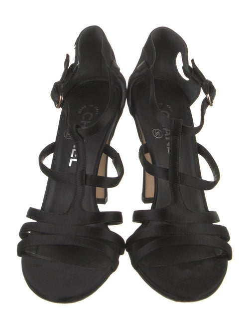 Chanel Gladiator Interlocking CC Logo Gladiator Sandals