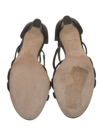 Chanel Gladiator Interlocking CC Logo Gladiator Sandals