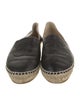 Chanel Interlocking CC Logo Leather Espadrilles