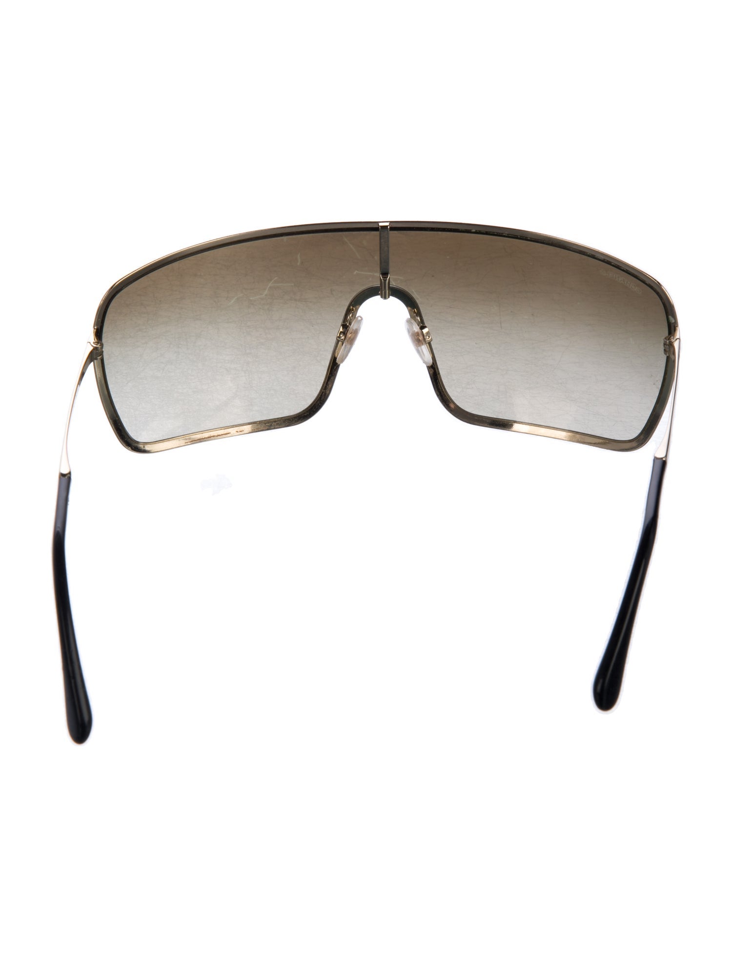 Chanel Interlocking CC Logo Shield Sunglasses