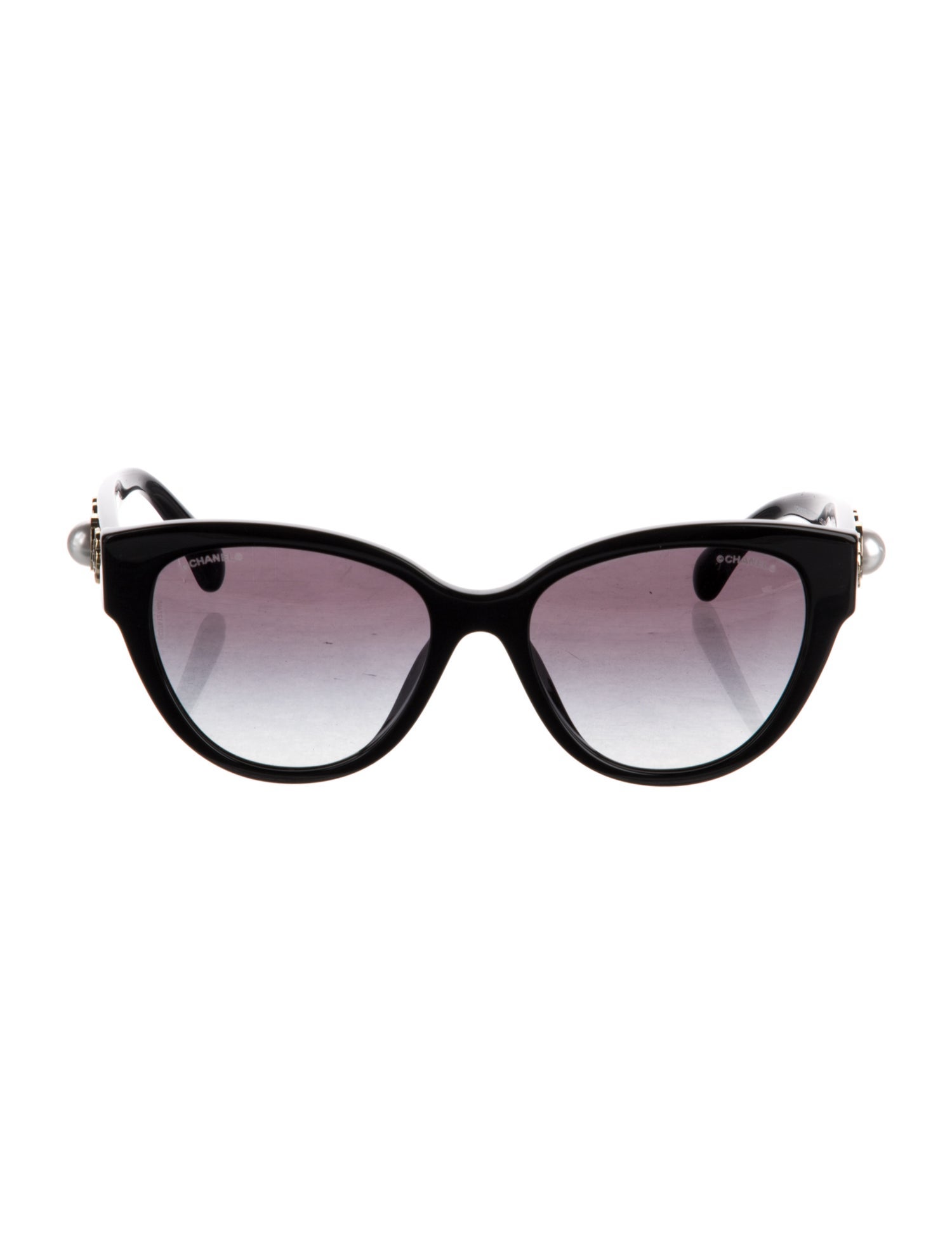 Chanel Interlocking CC Logo Cat-Eye Sunglasses