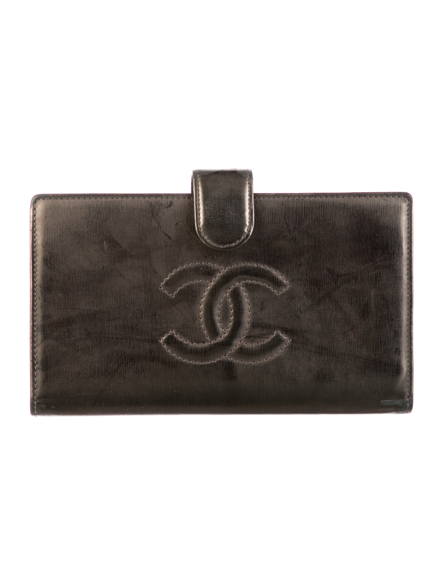 Chanel 2008 Interlocking CC Logo French Purse