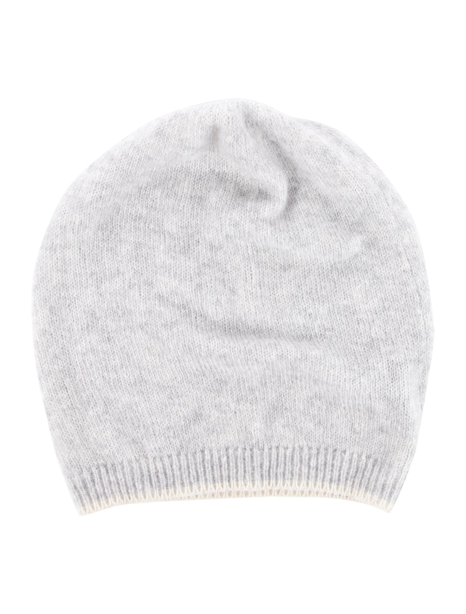 Chanel Metallic Cashmere CC Beanie