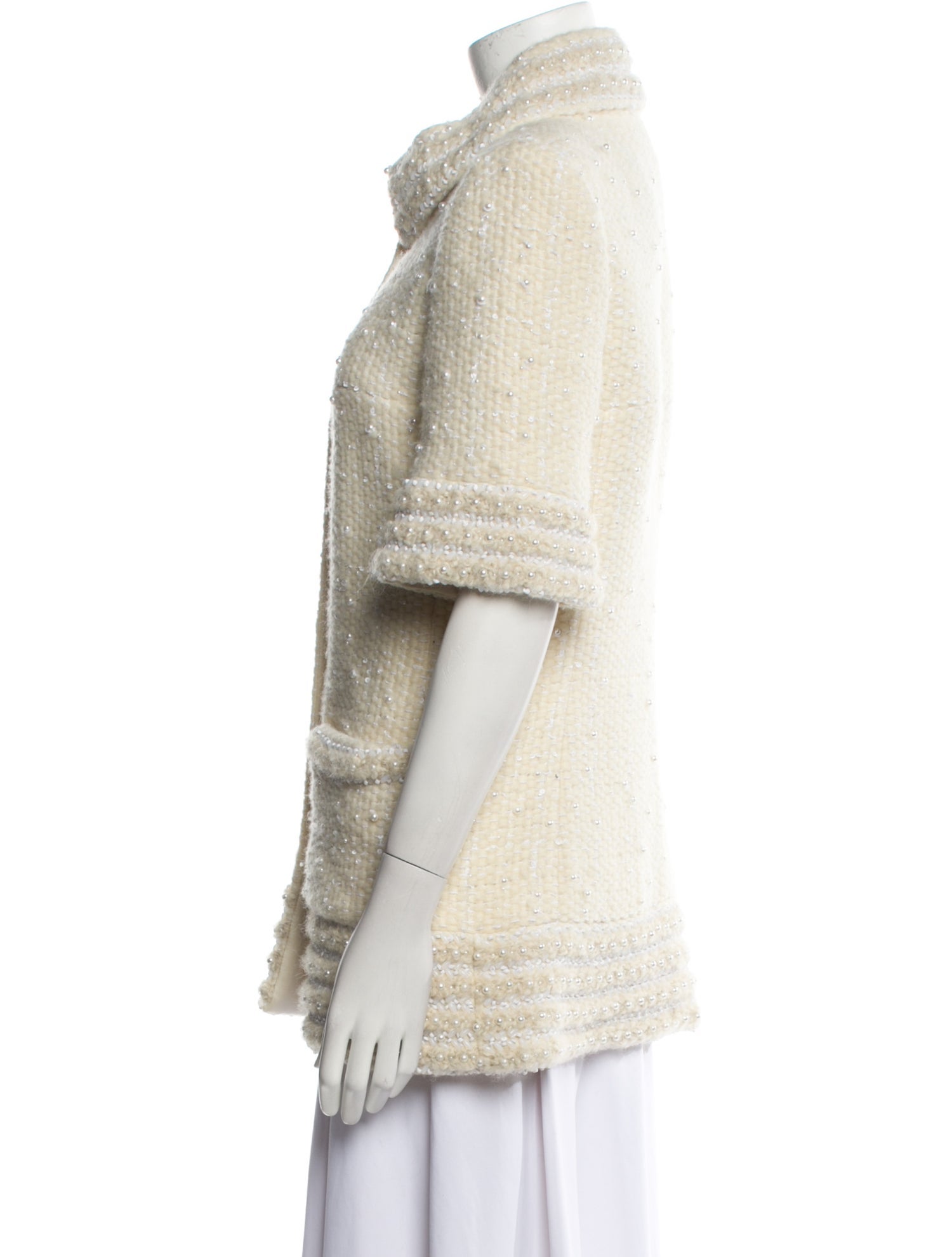 Chanel 2018 Paris-Hamburg Faux Fur Jacket