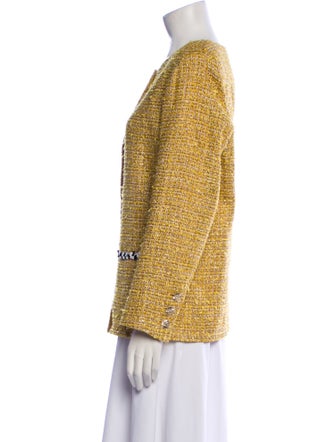 Chanel 2023 Tweed Pattern Poncho
