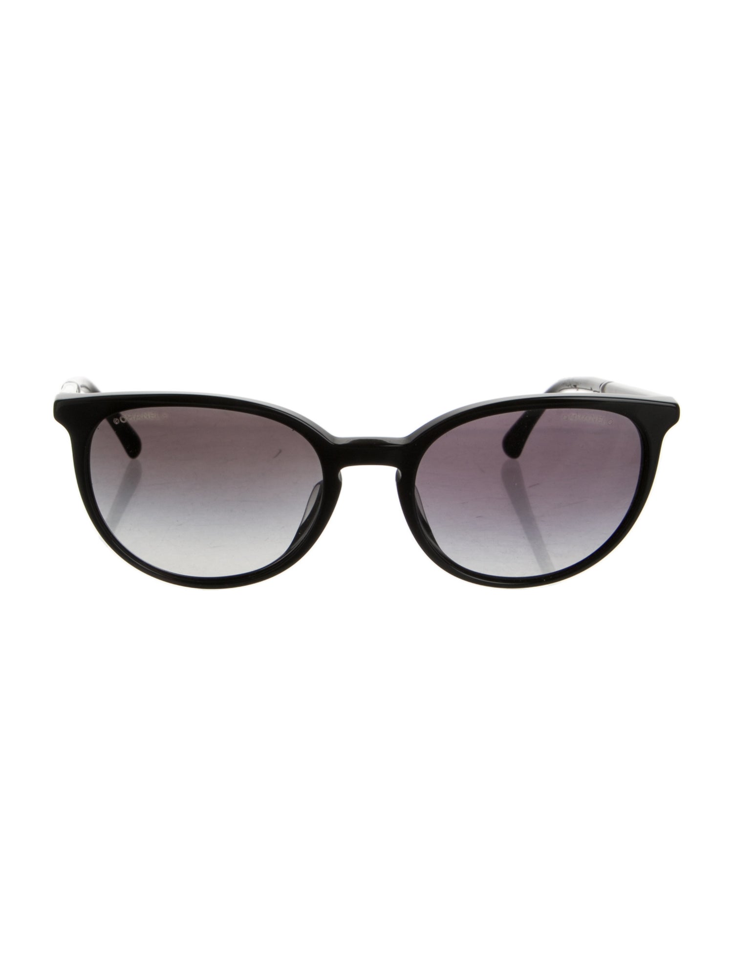 Chanel Faux Pearl Accents Wayfarer Sunglasses
