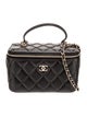 Chanel Small Top Handle Vanity Case w/ Chain