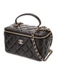 Chanel Small Top Handle Vanity Case w/ Chain