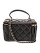 Chanel Small Top Handle Vanity Case w/ Chain