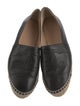Chanel Interlocking CC Logo Leather Espadrilles