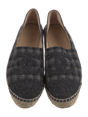 Chanel Wool Printed Espadrilles