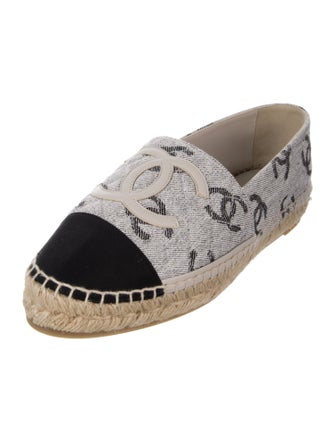 Chanel 2022 Interlocking CC Logo Espadrilles
