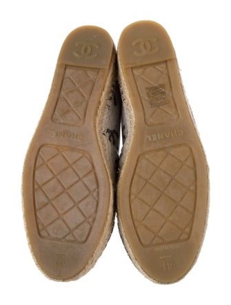 Chanel 2022 Interlocking CC Logo Espadrilles